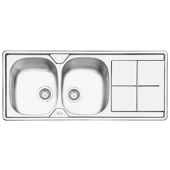 سینک توکار ایلیا استیل مدل 2041   Ilia Steel 2041 Inset Sink